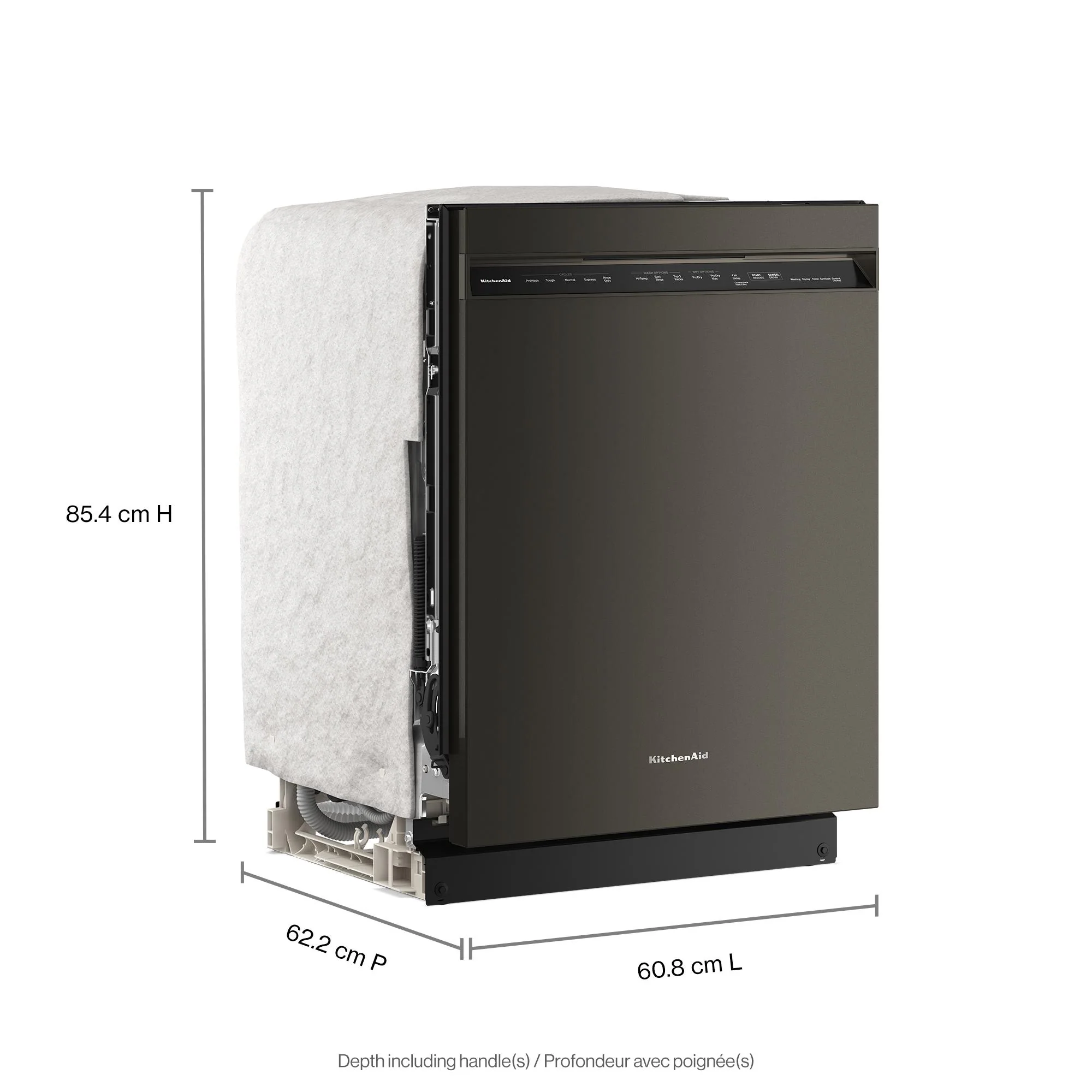 KitchenAid Black Ore Dishwasher (41 dBA) - KDFS324SBE - Image 9