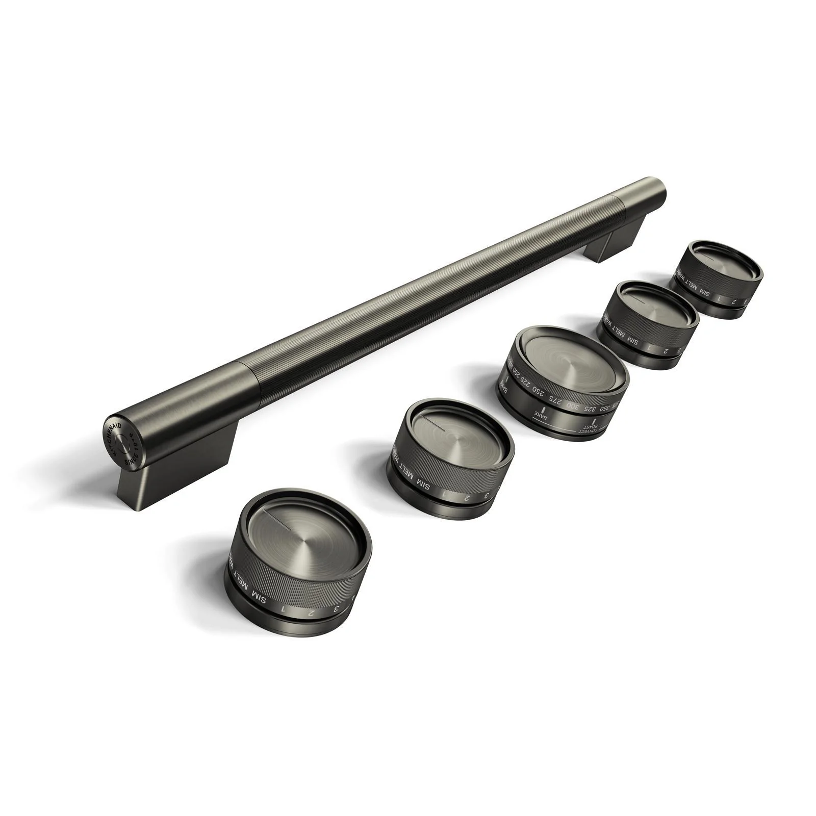 KitchenAid Black Ore Handle and Knob Hardware Accessory Kit for 30" Commercial-Style Induction Range - W11774735