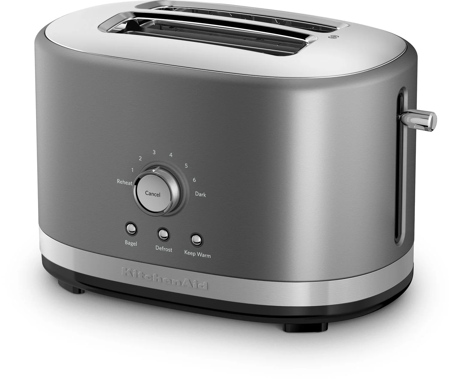 KitchenAid Contour Silver 2-Slice Toaster with High-Lift Lever - KMT2116CU - Image 2