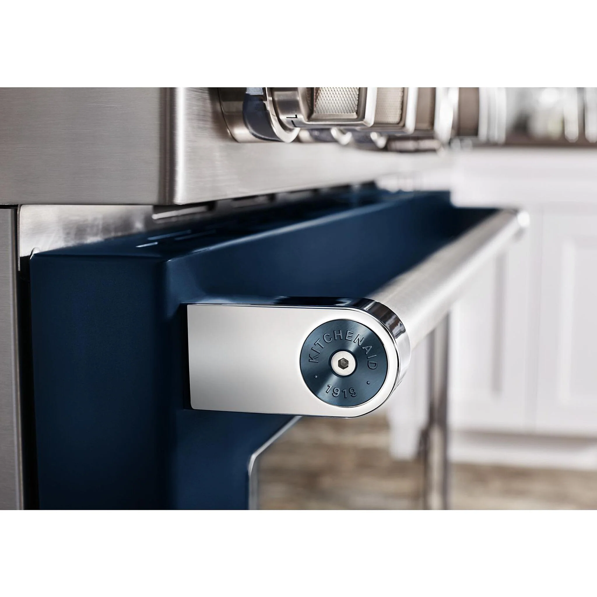 KitchenAid Ink Blue Smart Freestanding Gas Range (5.1 Cu. Ft.) - KFGC506JIB - Image 4