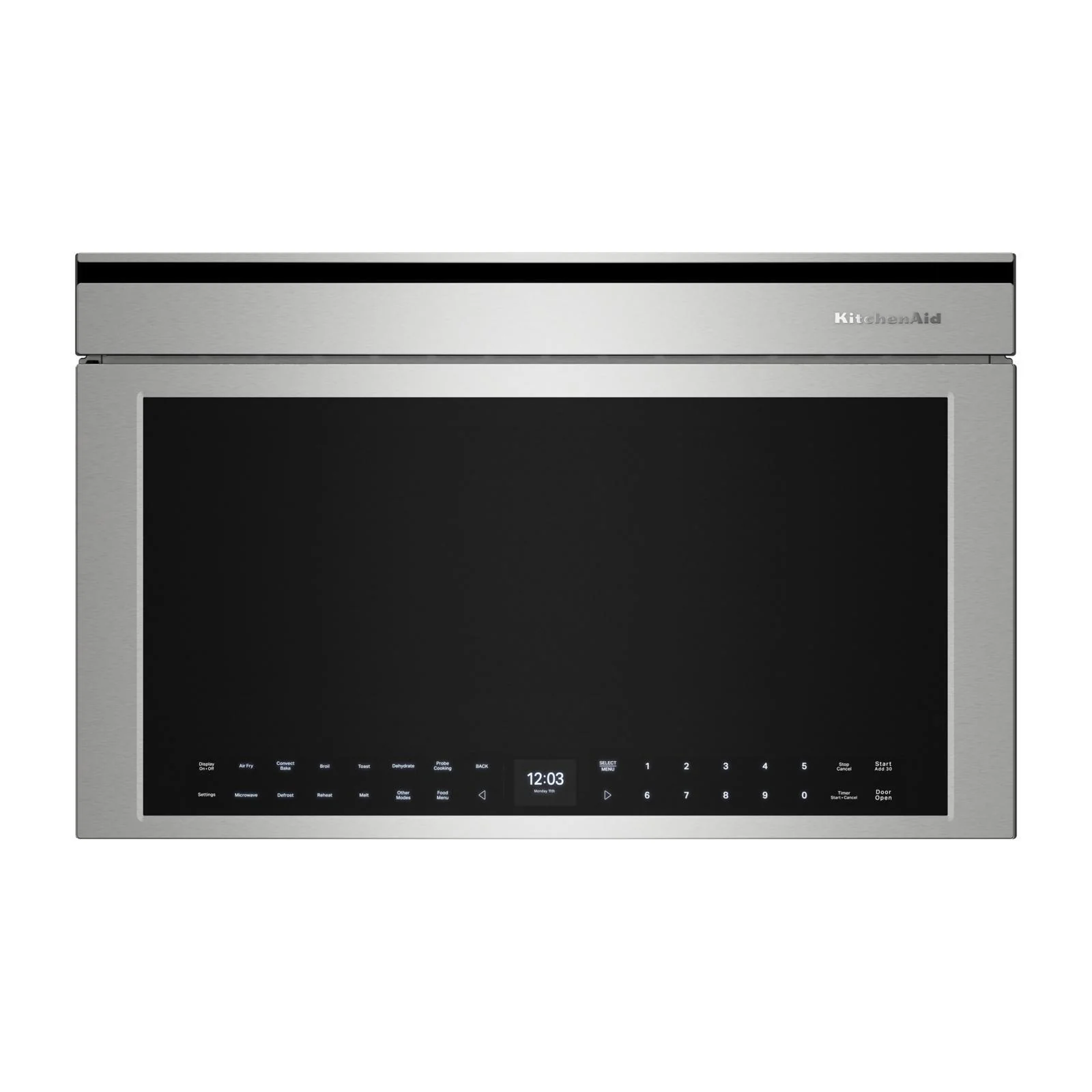 KitchenAid PrintShield Stainless Smart Built-In Convection Microwave (1.1 Cu. Ft.) - YKMBT730SPS