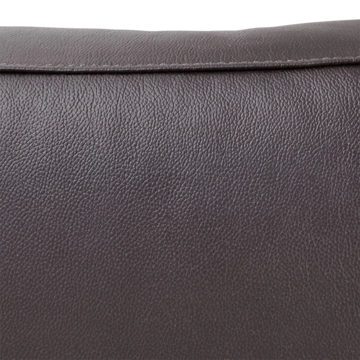 Kylie Leather Loveseat - Coffee - Image 5