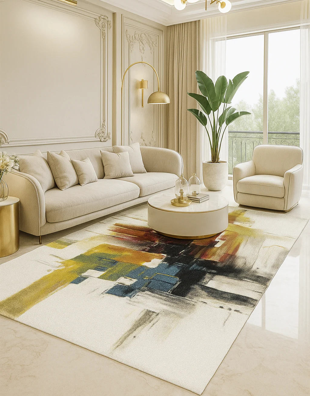 L2 Decor Diamond Area Rug 7' x 10' - Abstract - Image 2