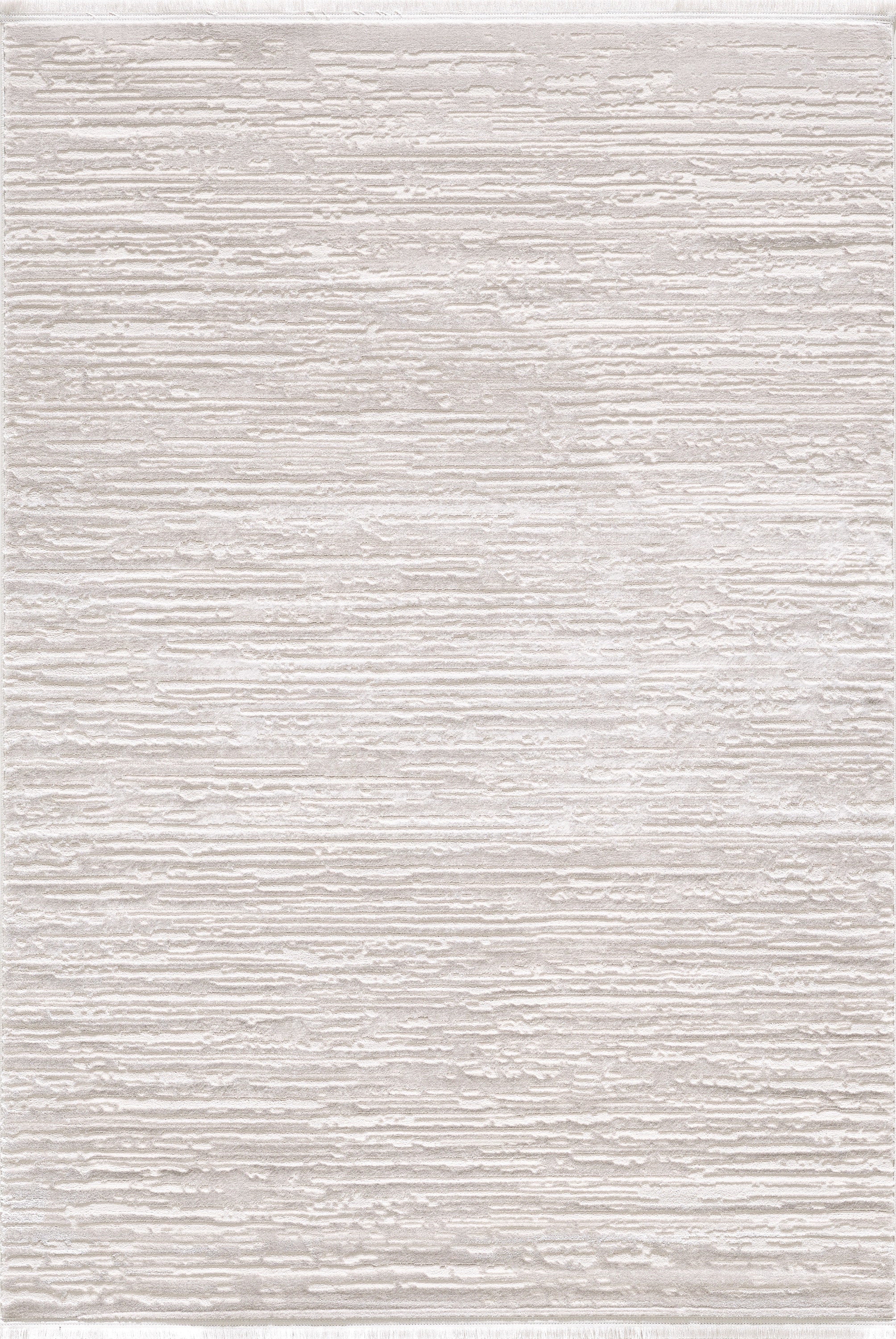 L2 Decor Lazer Area Rug 7' x 10' with Underpad - Cream, Beige, Grey