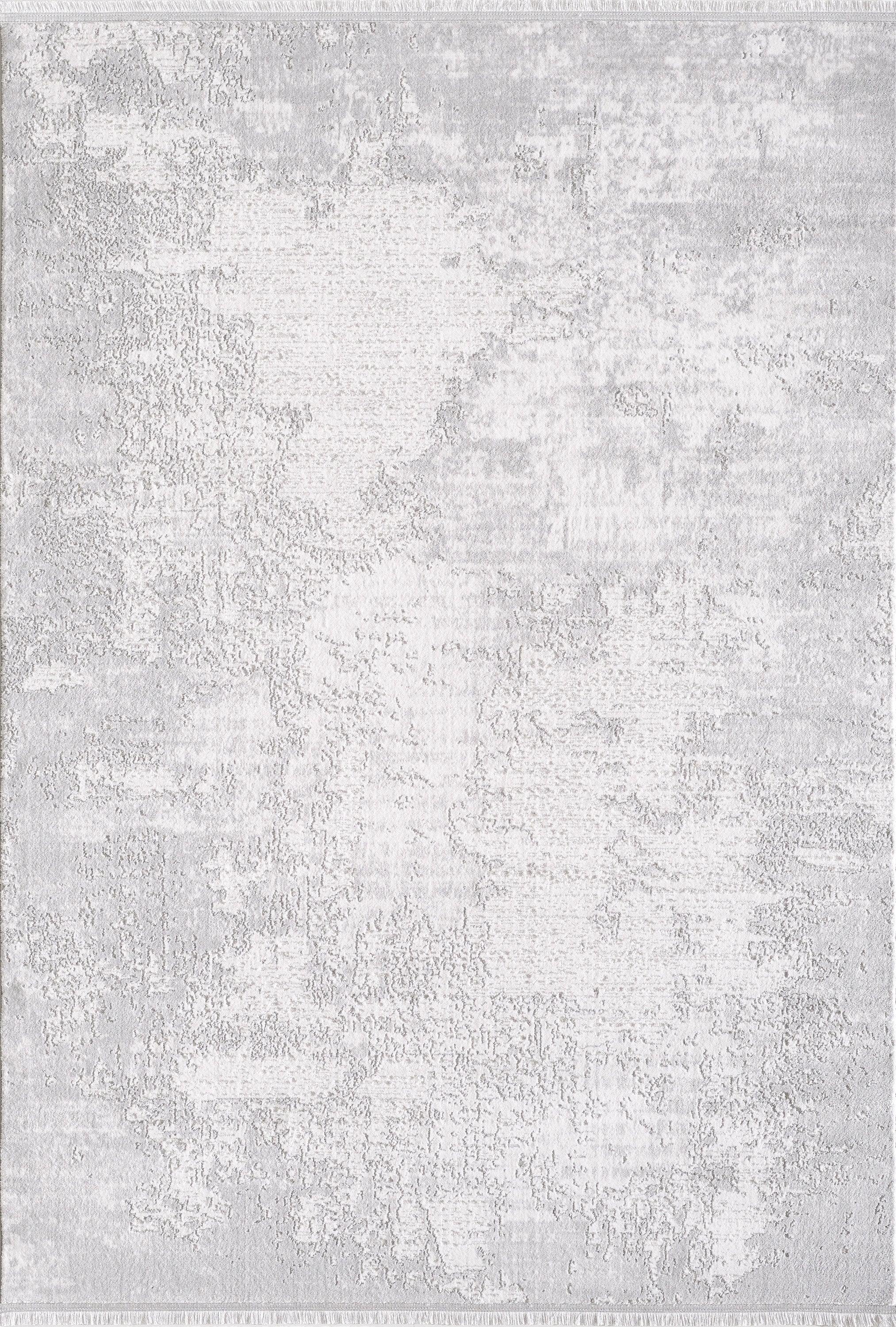 L2 Decor Lazer Area Rug 7' x 10' with Underpad - Grey