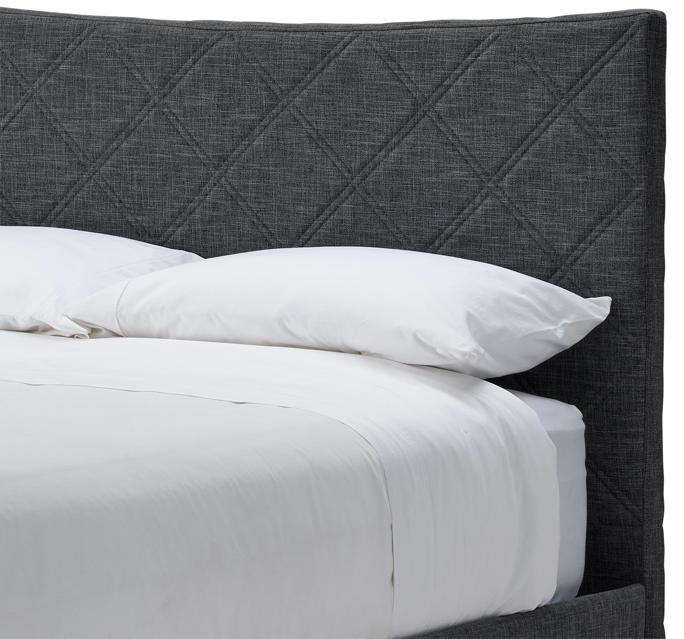 Lawrence 3-Piece Queen Bed - Dark Grey - Image 3
