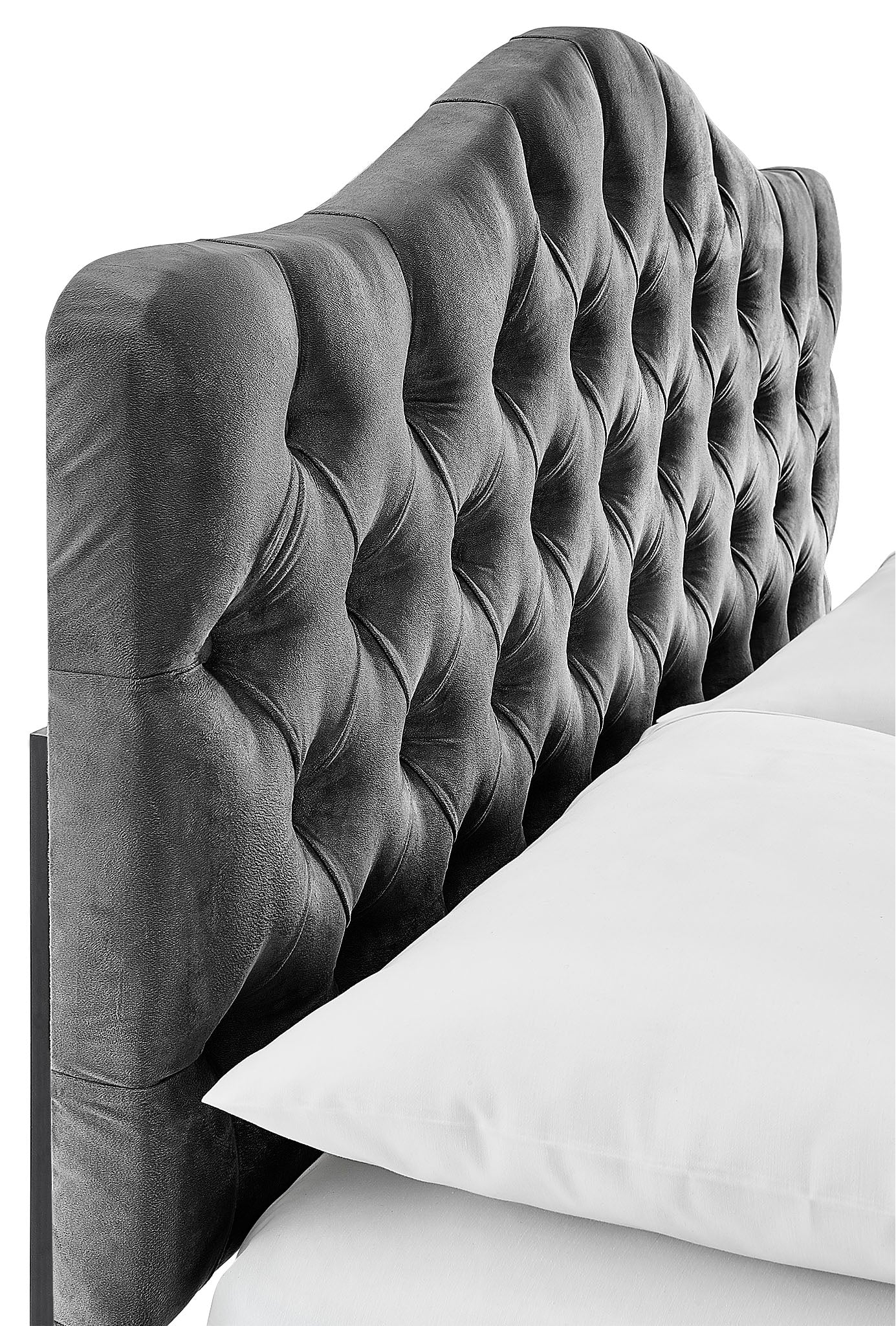 Lexa Twin Headboard - Dark Grey - Image 3