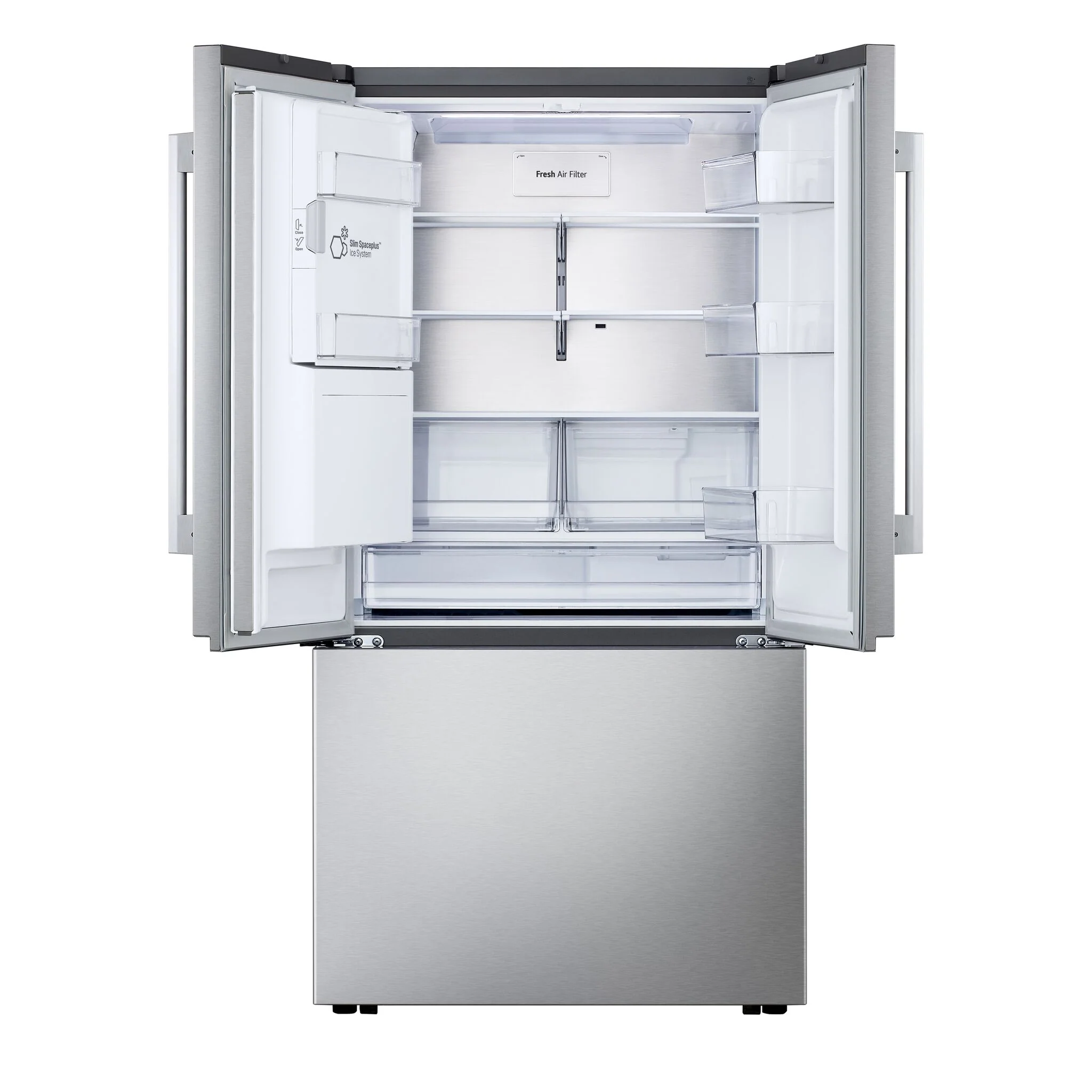 LG 36" 23.7 Cu. Ft. Smudge-Resistant Stainless Steel Counter-Depth MAX Smart Refrigerator with Zero Clearance Hinge System - LF24Z6330S - Image 4