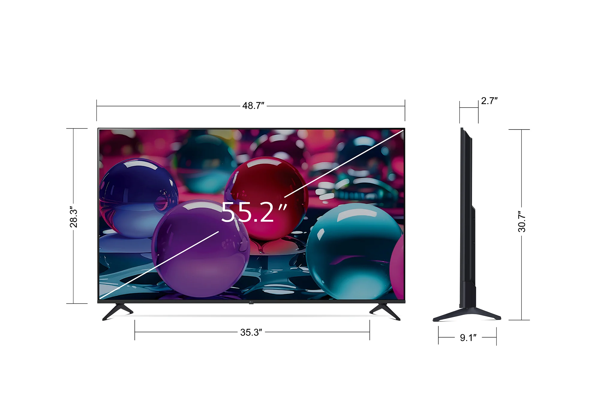 LG 55" 4K Smart UHD TV 2025 - 55UA7000PUB.ACC - Image 6