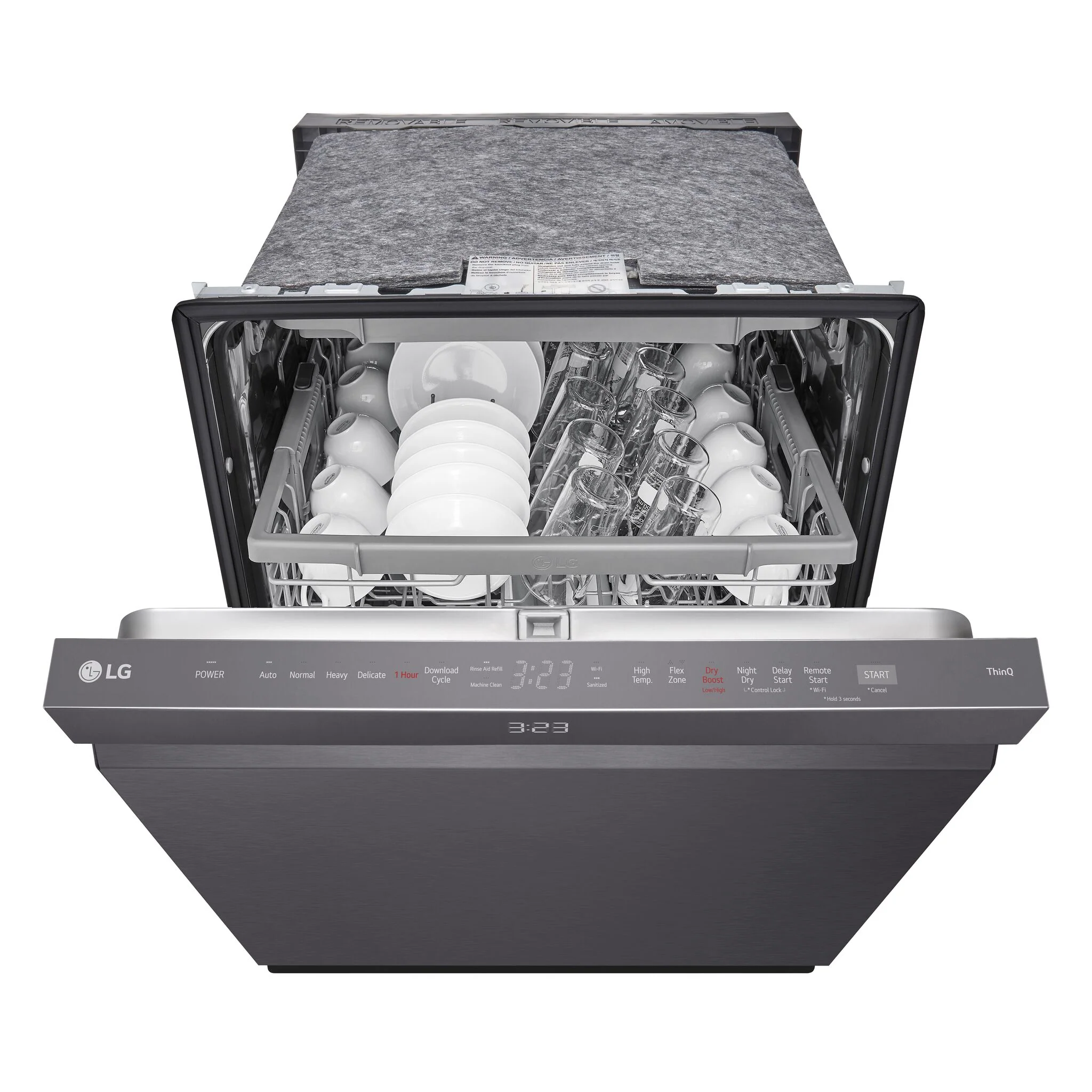 LG Black Stainless Steel Smart Dishwasher with QuadWash® Pro - LDPH5554D - Image 4
