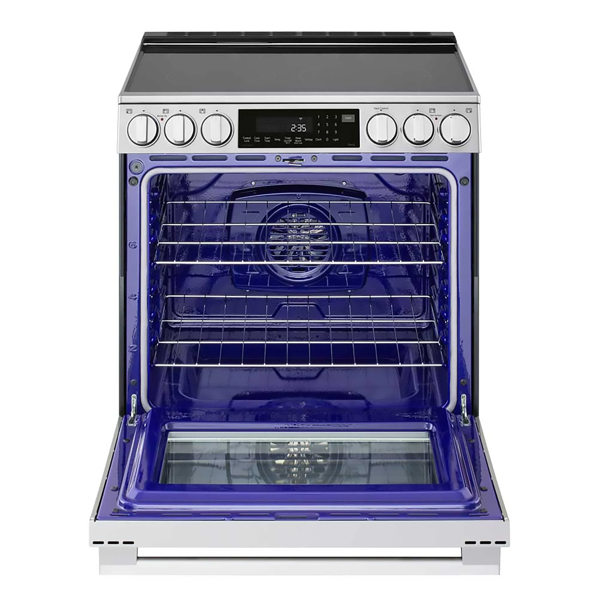 LG Smudge Resistant Stainless Steel Smart Electric Slide-In Range with Air Sous Vide (6.3 Cu.Ft) - LSEL6337XE - Image 2