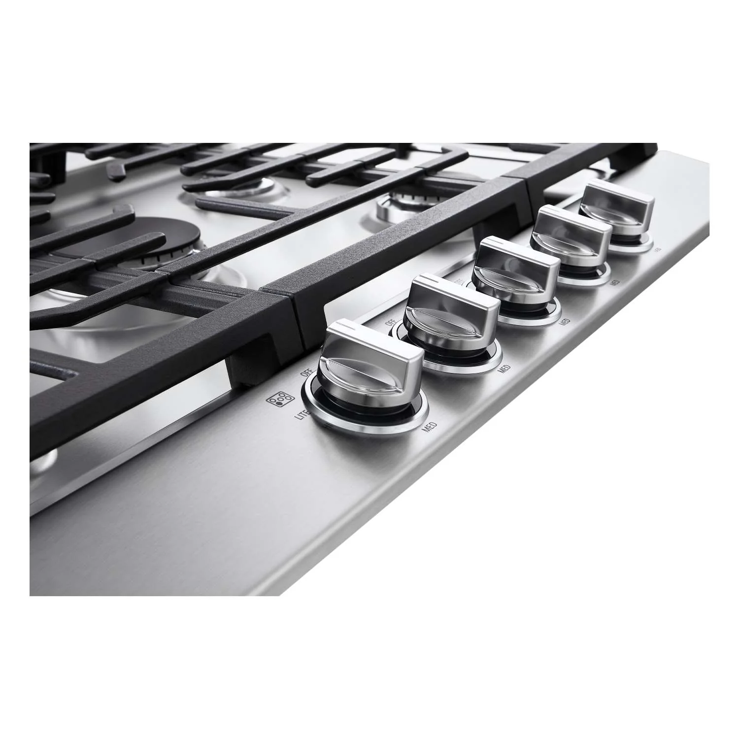 LG Stainless Steel 30” Gas Cooktop with 20K BTU
and EasyClean® Cooktop - CBGJ3023S - Image 3