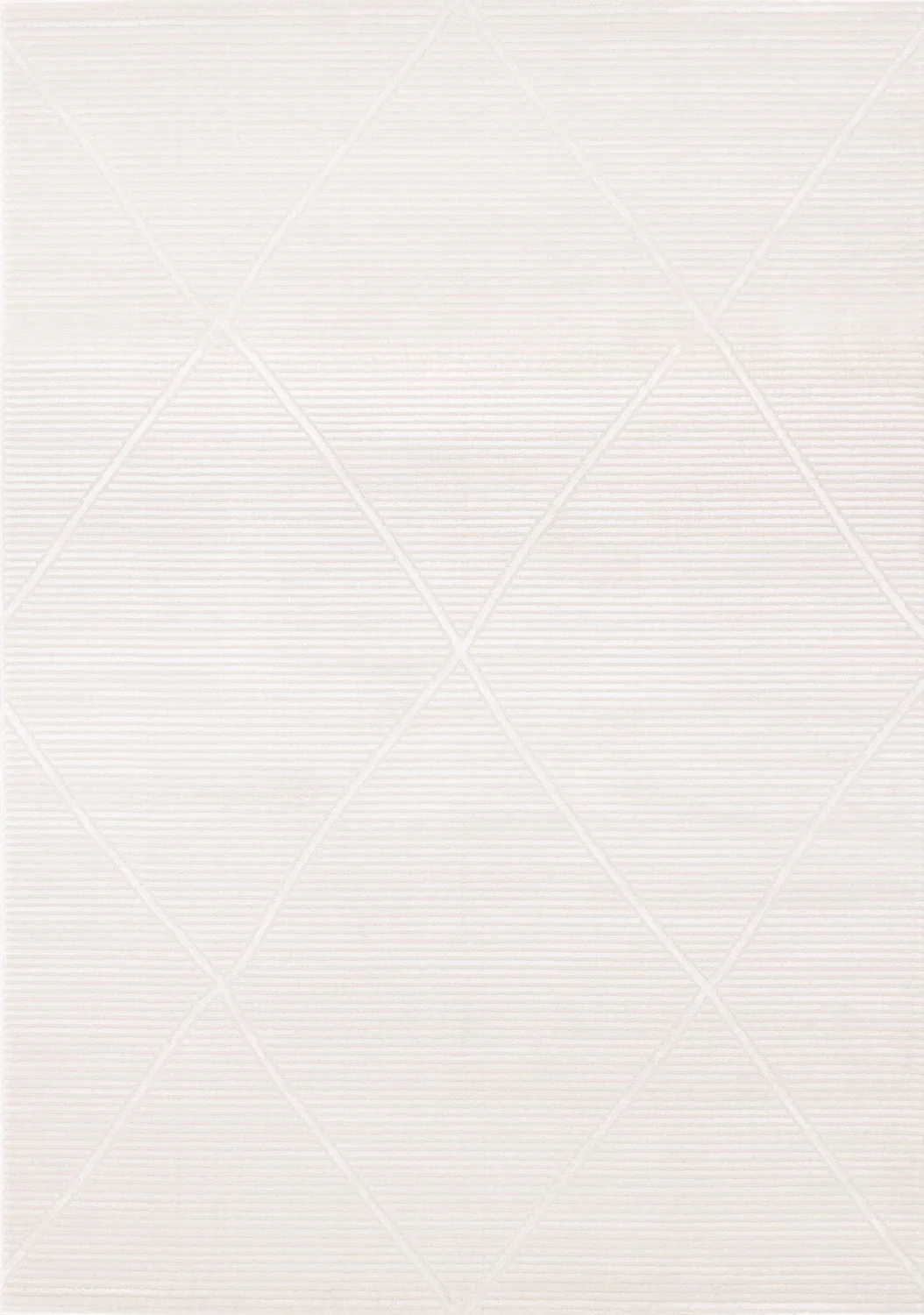 Logan Modern Lines Area Rug - 5' X 8' - Cream