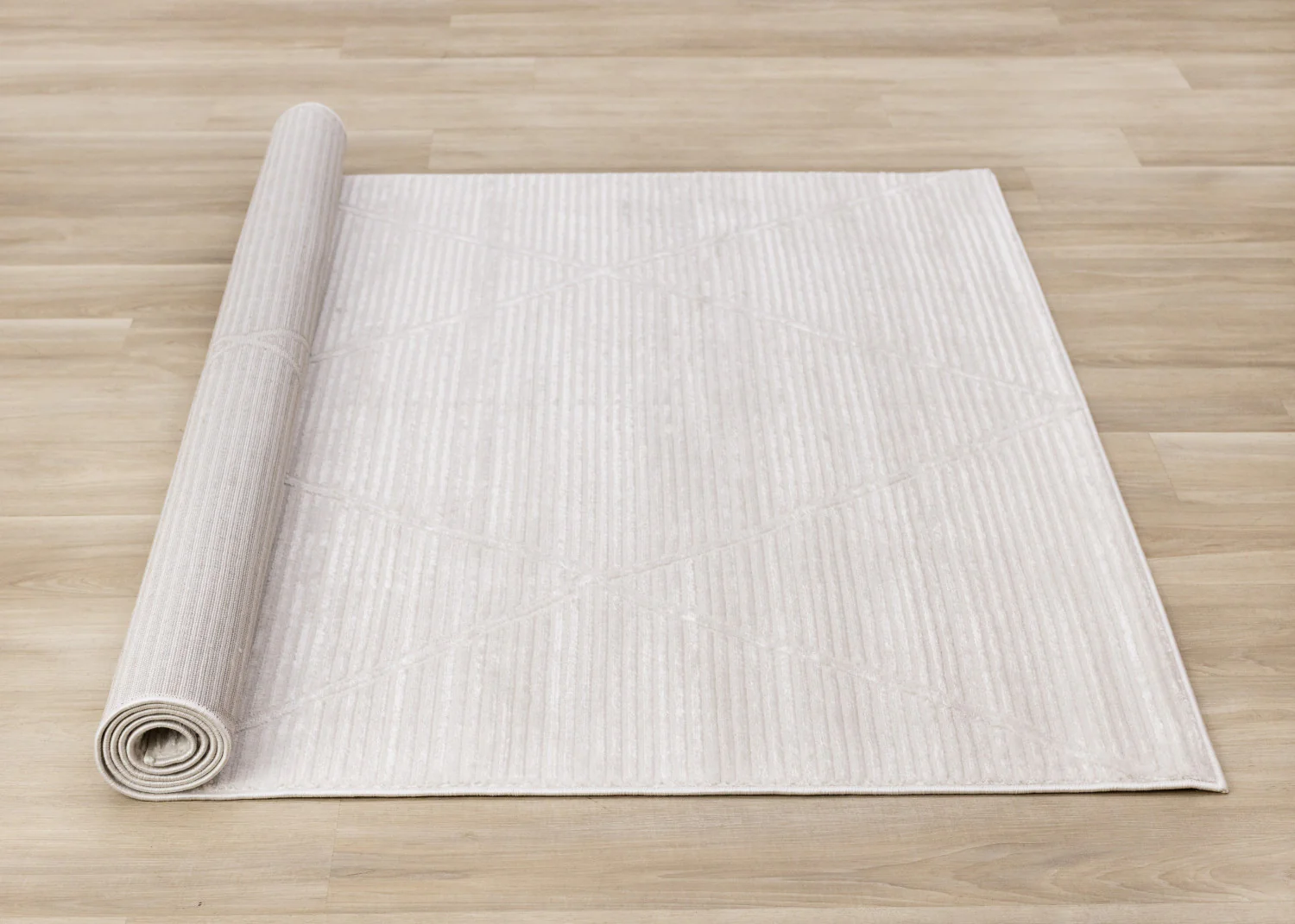 Logan Modern Lines Area Rug - 5' X 8' - Cream - Image 8