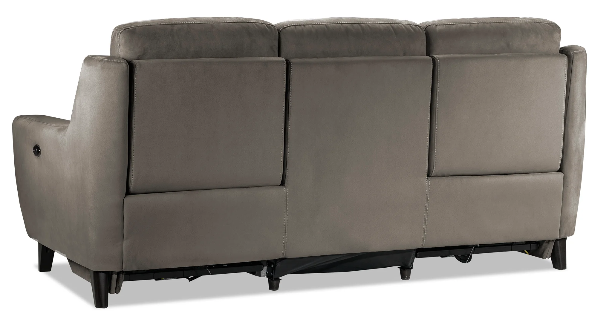 Lucas Power Reclining Sofa - Dark Grey - Image 4