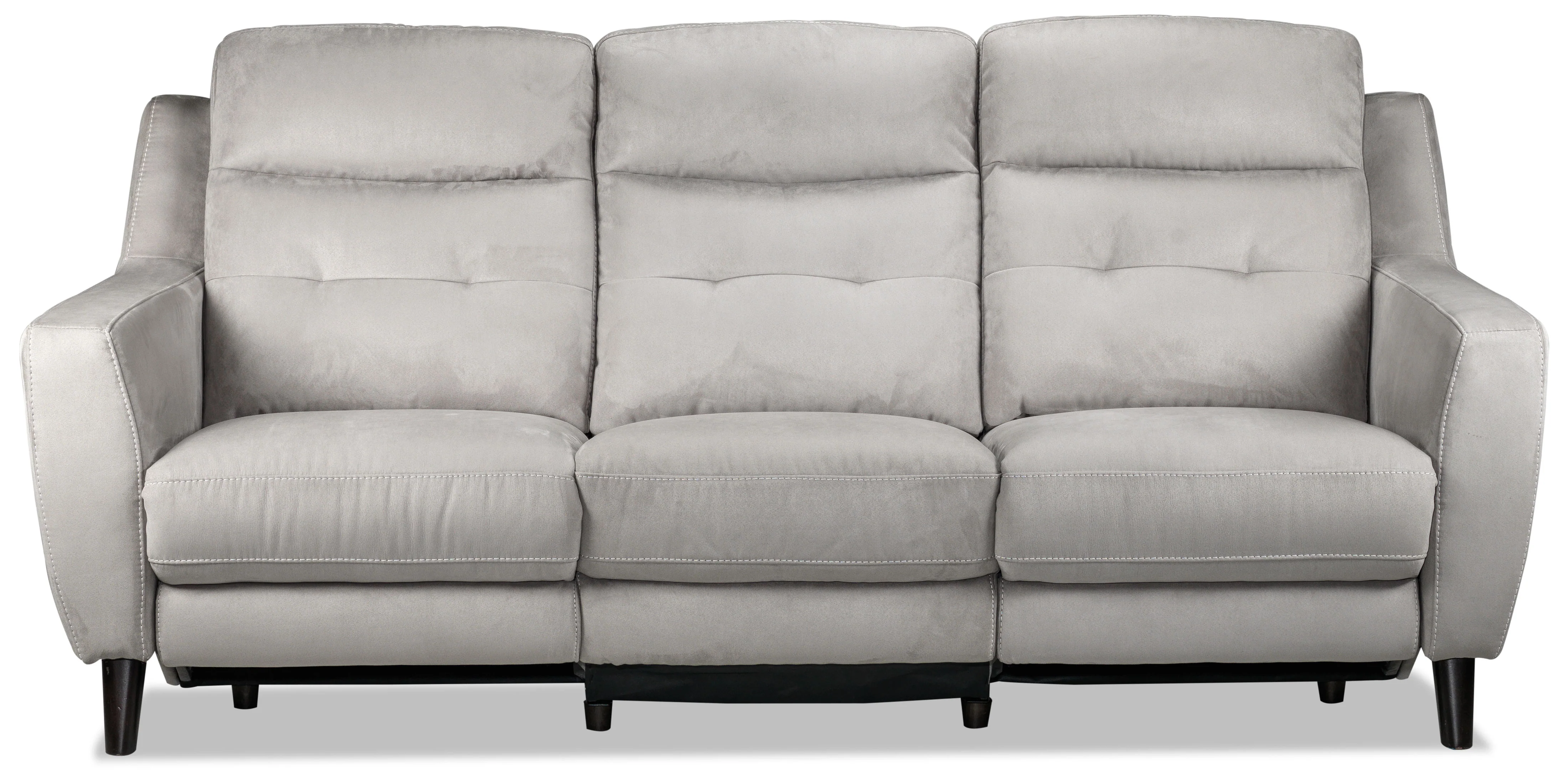 Lucas Power Reclining Sofa - Silver Grey - Image 6