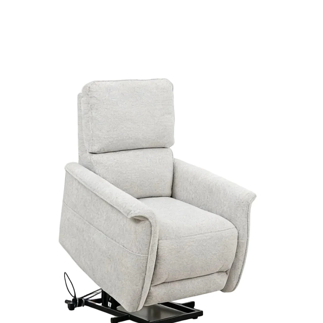 Marseille Power Lift Recliner - Light Grey - Image 4