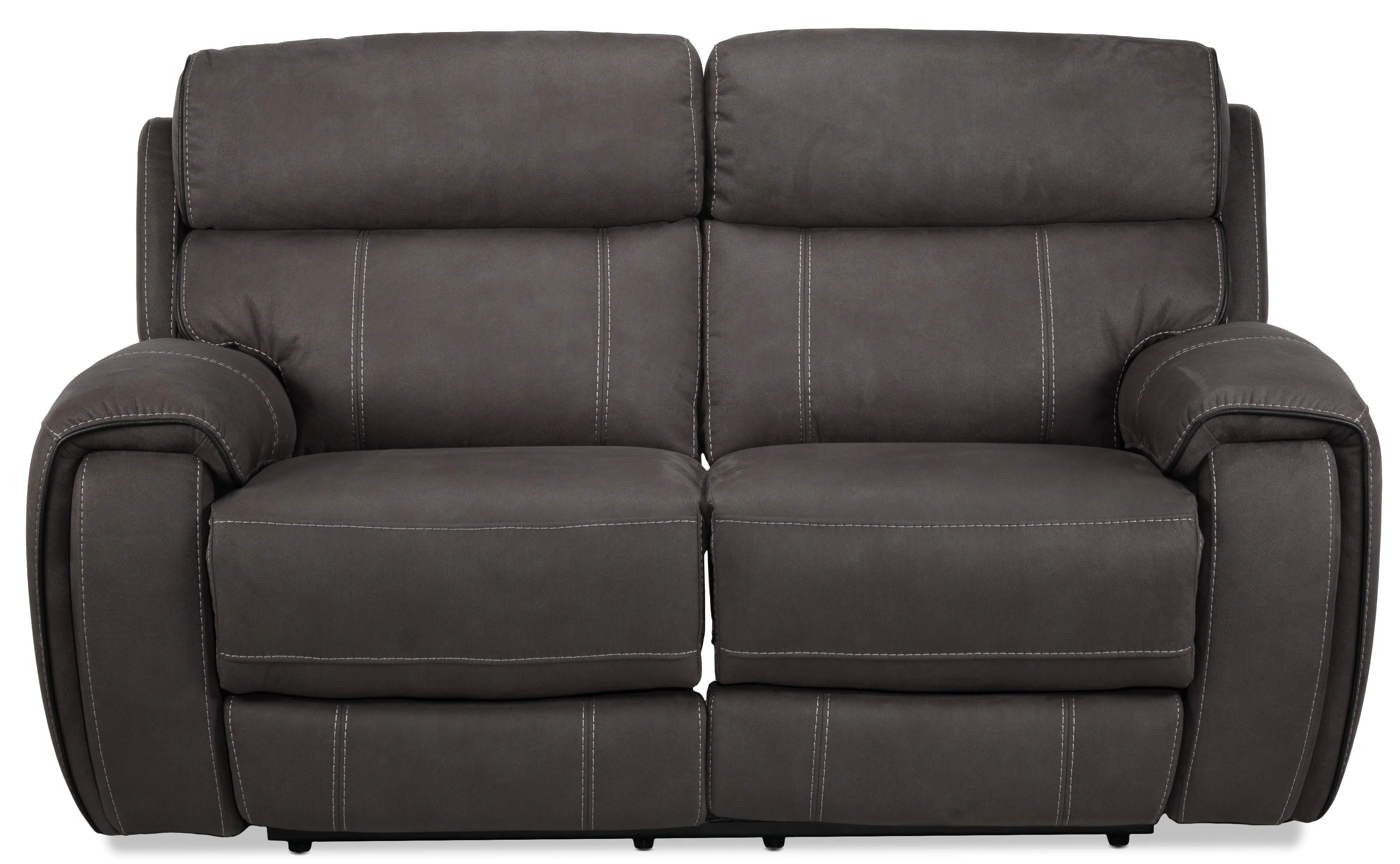 Martin Power Reclining Loveseat - Dark grey - Image 3