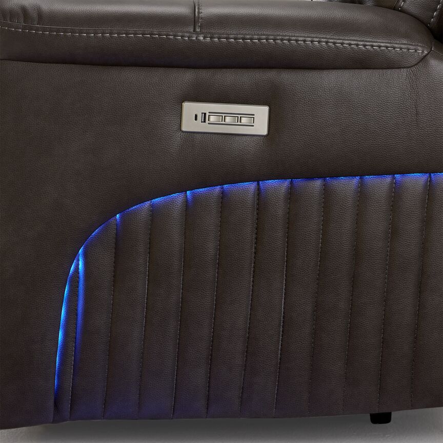 Matrix Triple Power Recliner - Smoke - Image 6