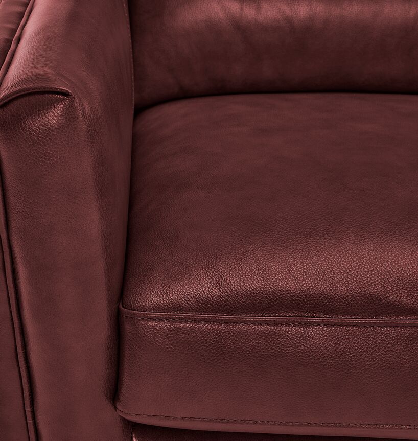 Miguel Leather Chair - Fire - Image 3