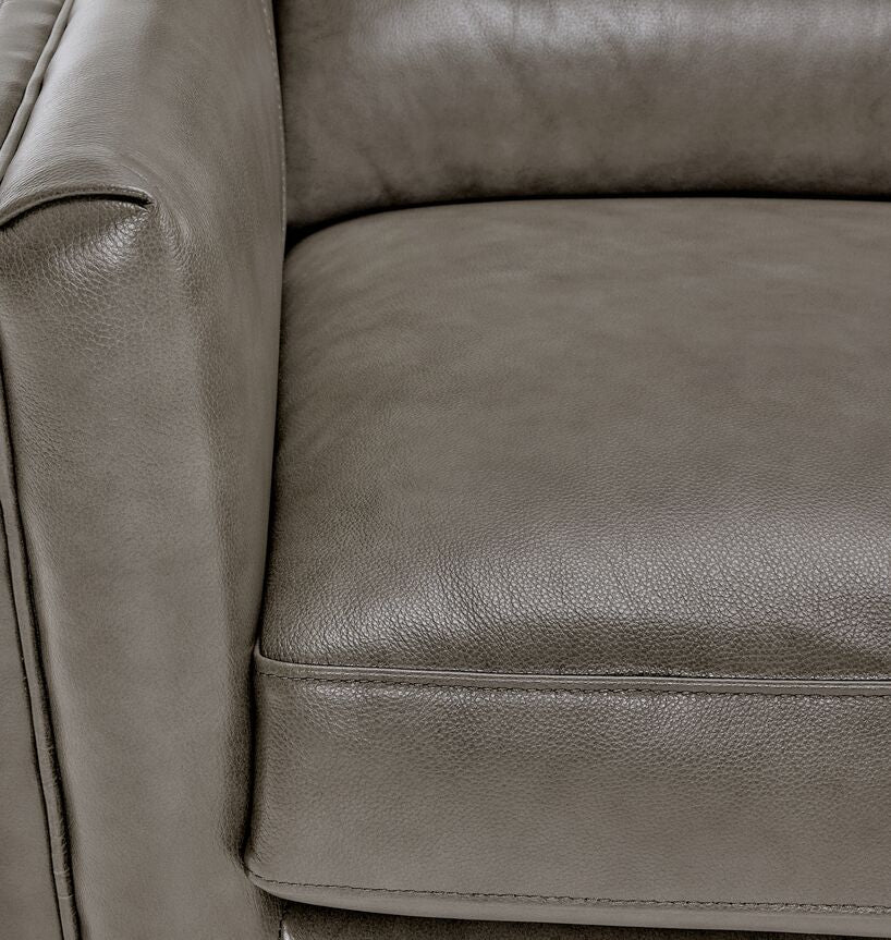Miguel Leather Chair - Stone - Image 3