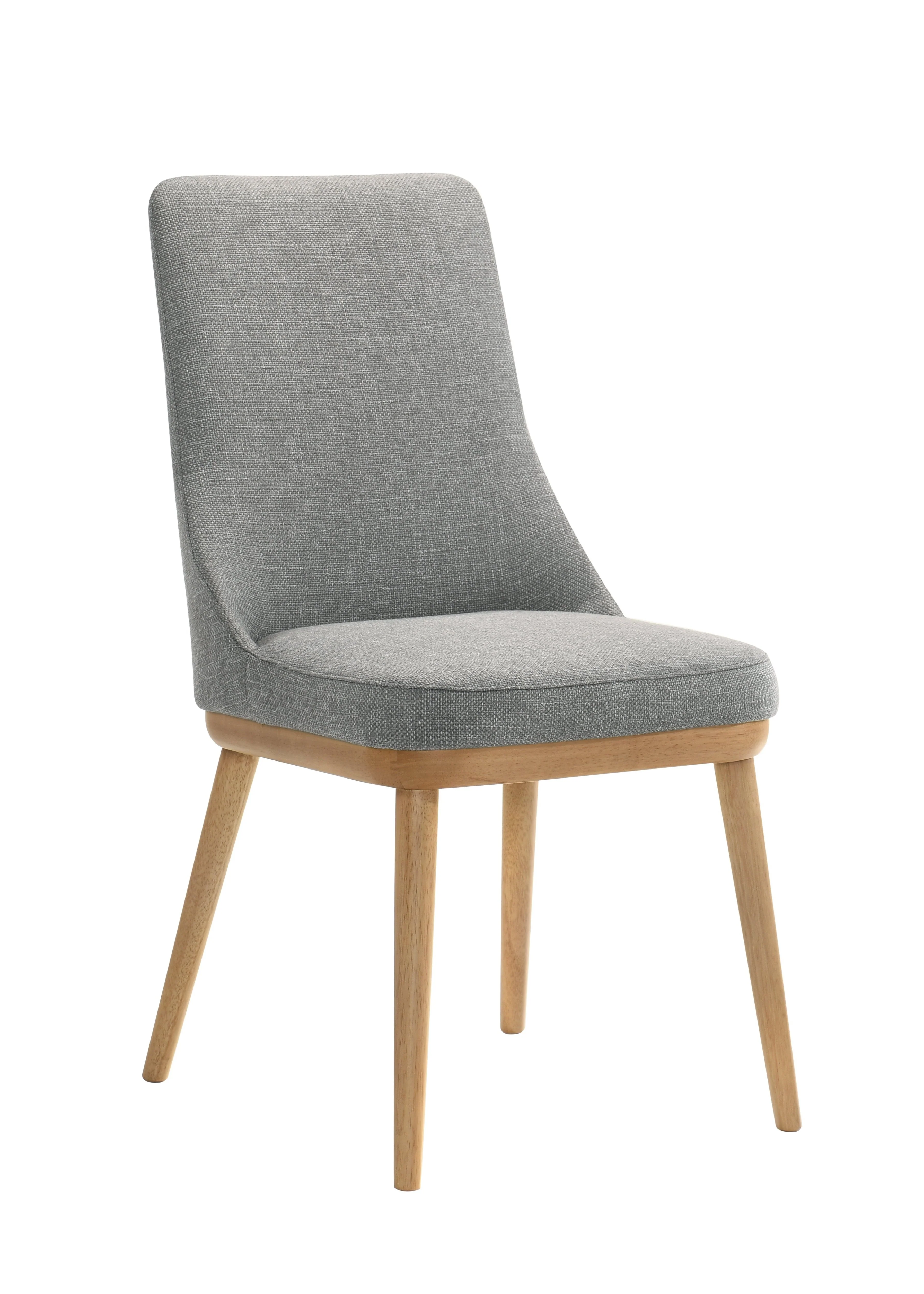 Mikael 7-Piece Oval Dining Set - Grey, Light Oak - Image 4