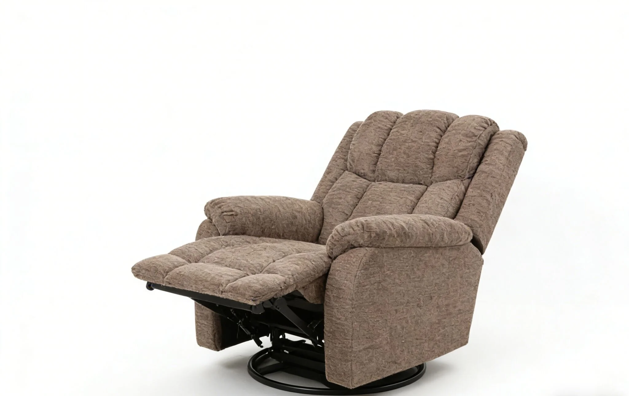 Morocco Swivel Recliner - Brown - Image 4