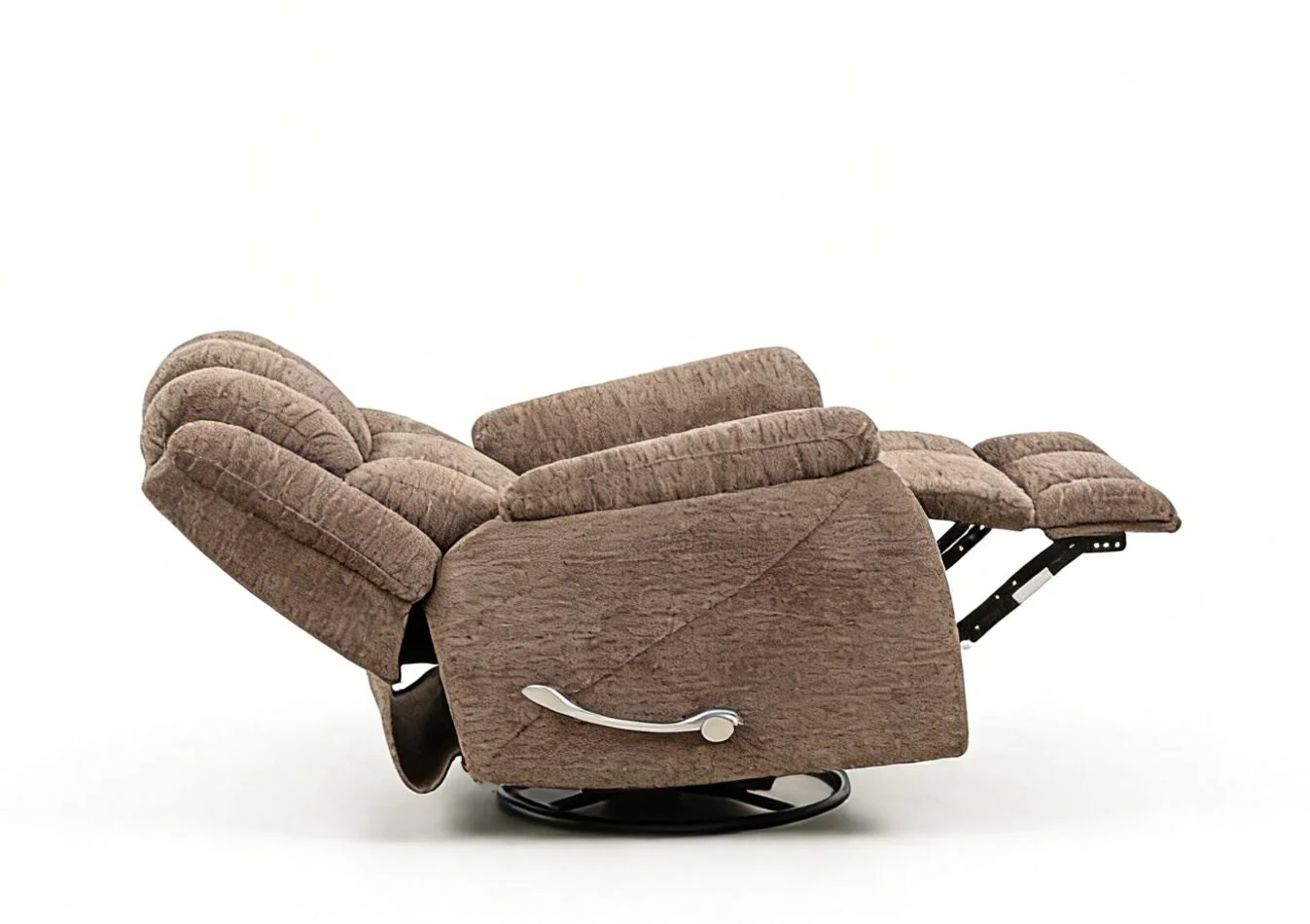 Morocco Swivel Recliner - Brown - Image 5