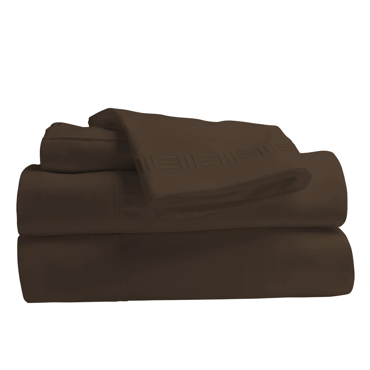 Nilus King Sheet Set - Brown - Image 3