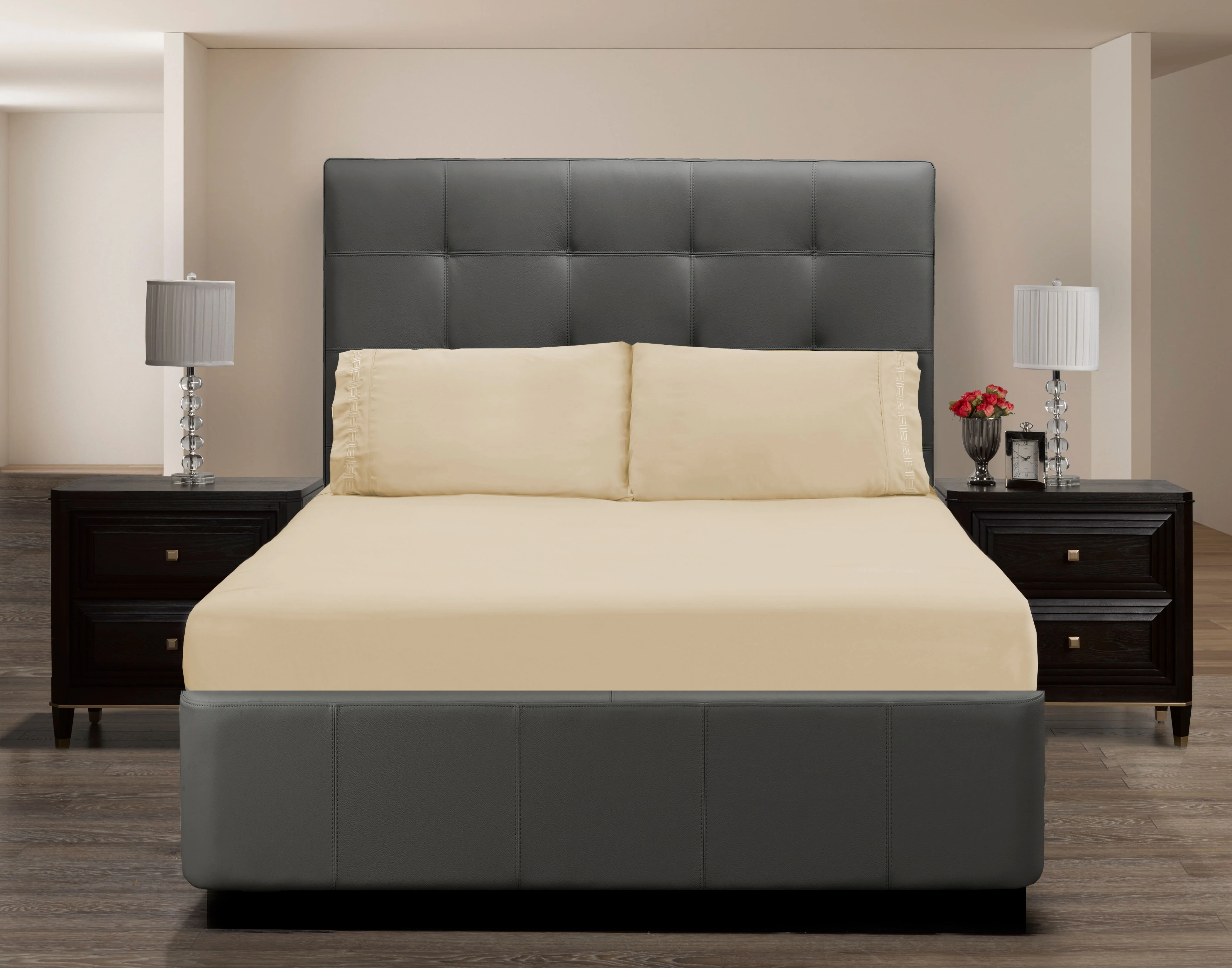 Nilus Full Sheet Set - Cream - Image 6