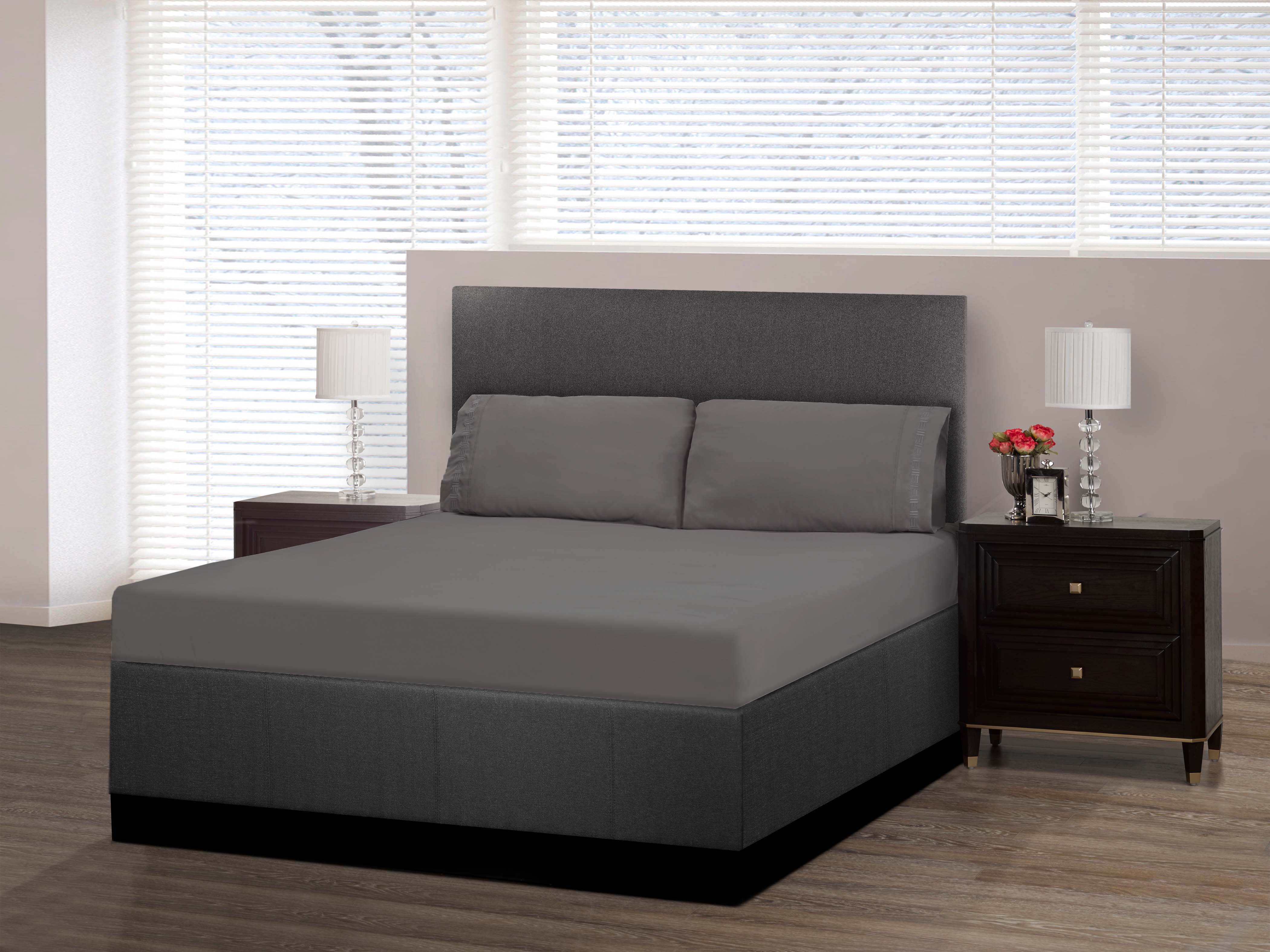 Nilus King Sheet Set - Dark Grey - Image 2