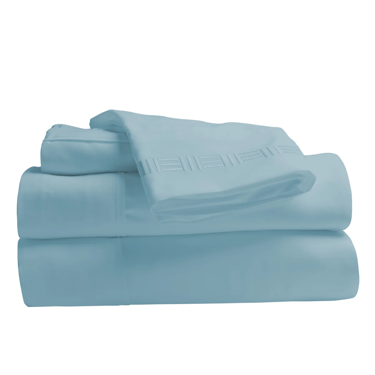 Nilus Twin Sheet Set - Light Blue - Image 3