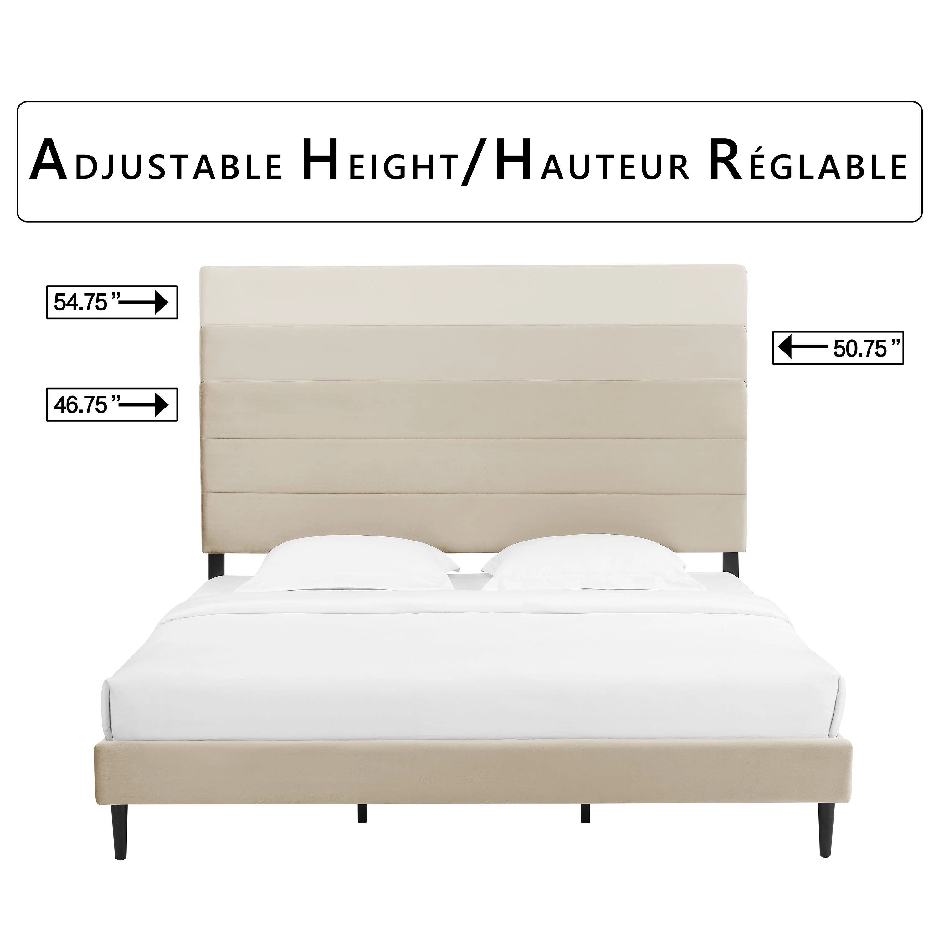 Nori 3-Piece King Bed - Beige - Image 5