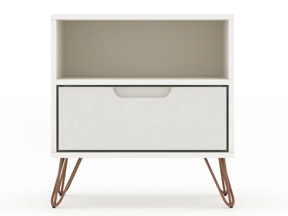 Nuuk I Night Table - Off White