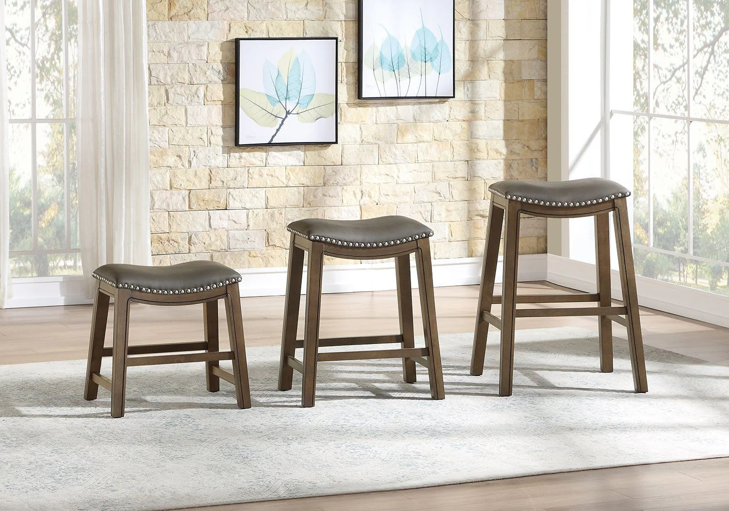 Ordway Counter Stool - Grey - Image 2