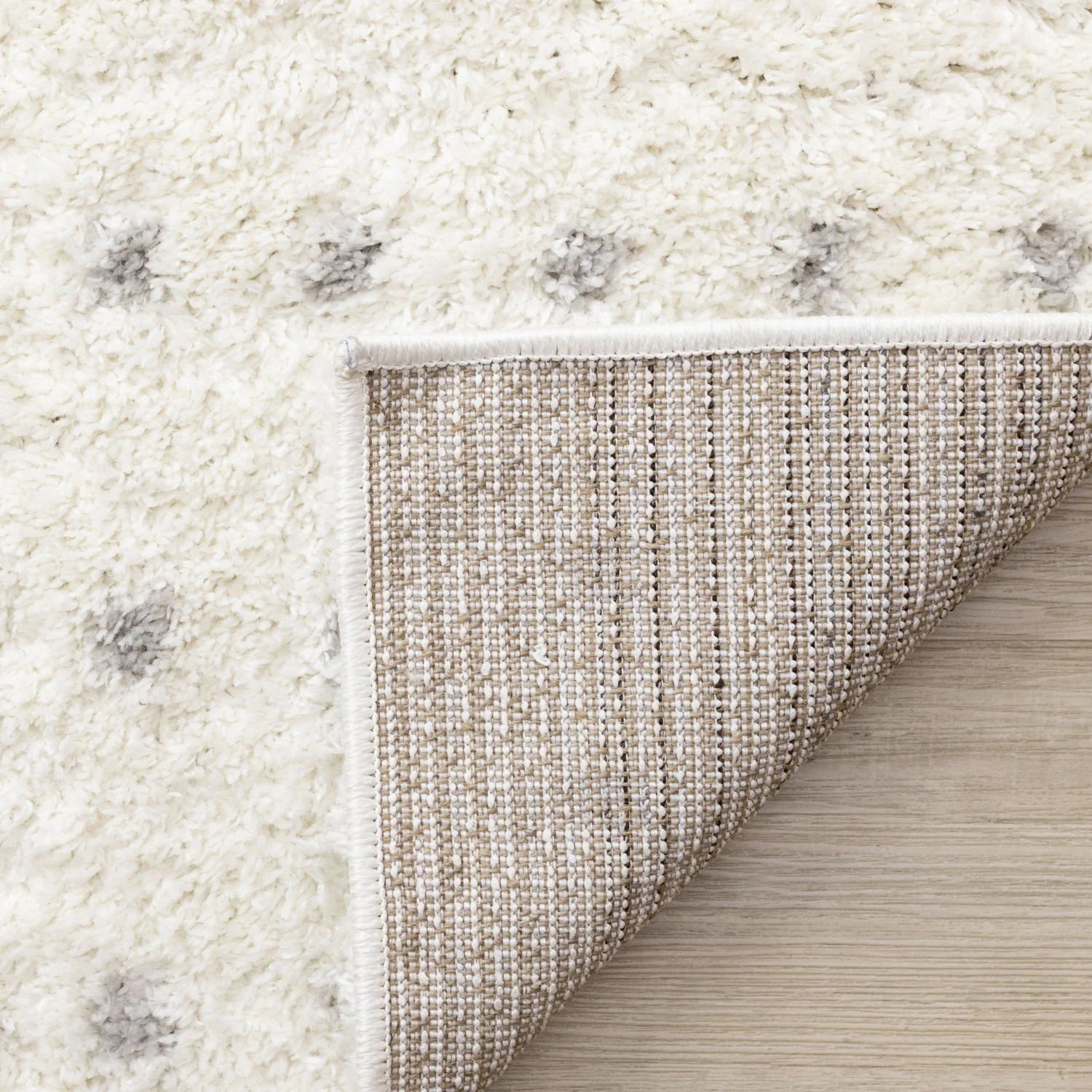 Palmer Casual Contemporary Speckled Area Rug - 5' X 8' - White/Grey - Image 11