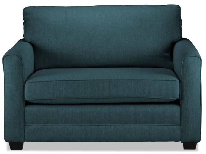 Penelope Chair and a Half - Teal - Image 2
