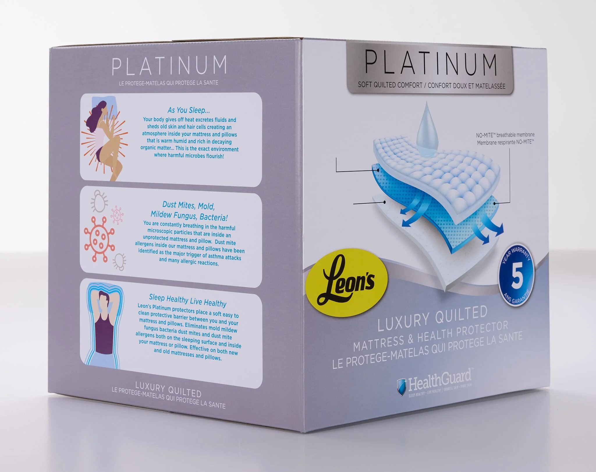 Platinum Plus Twin XL Mattress Protector - Image 4