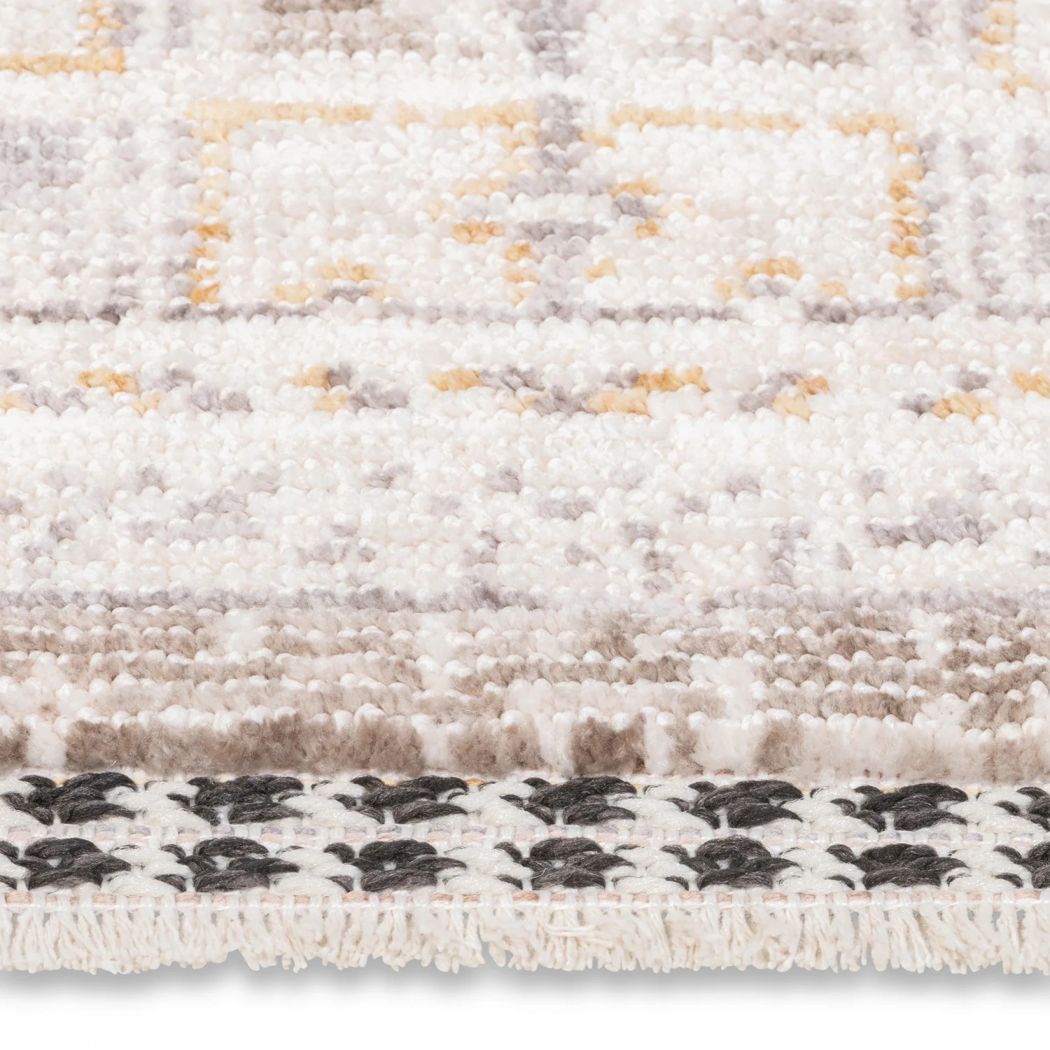 Poetic Bordered Rug - 5' x 7' - Antique White/Brown - Image 2