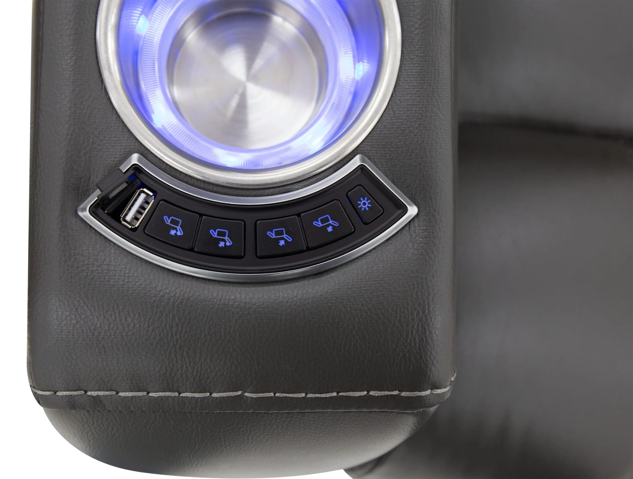 Quantum Power Recliner - Charcoal - Image 3