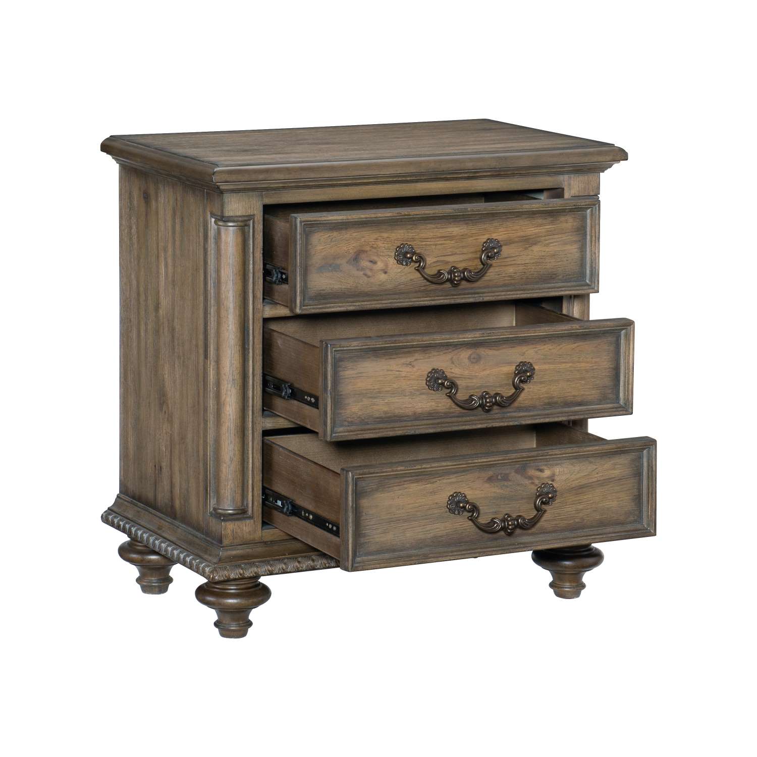 Rachelle Night Table - Pecan - Image 4
