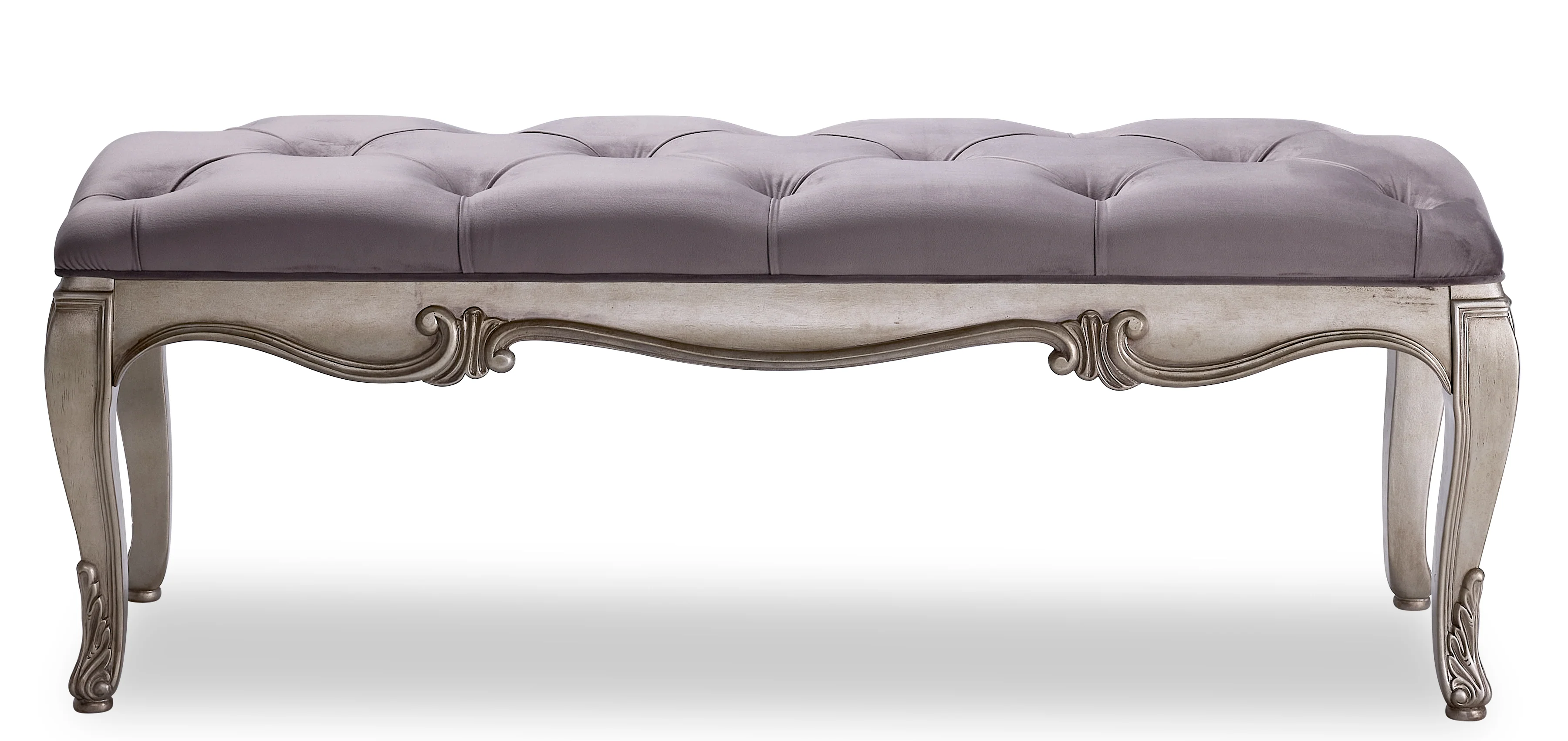 Rihanna Bed Bench - Grey - Image 2