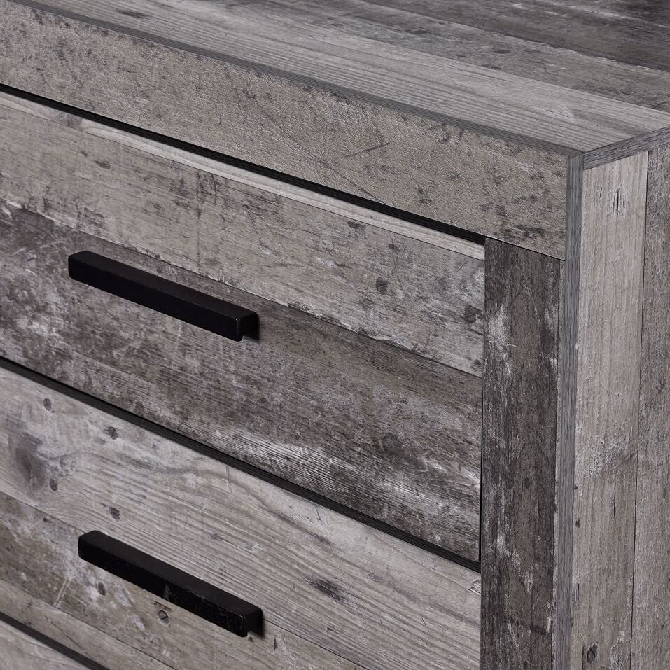 River 6 Drawer Dresser - Light Grey - Image 3