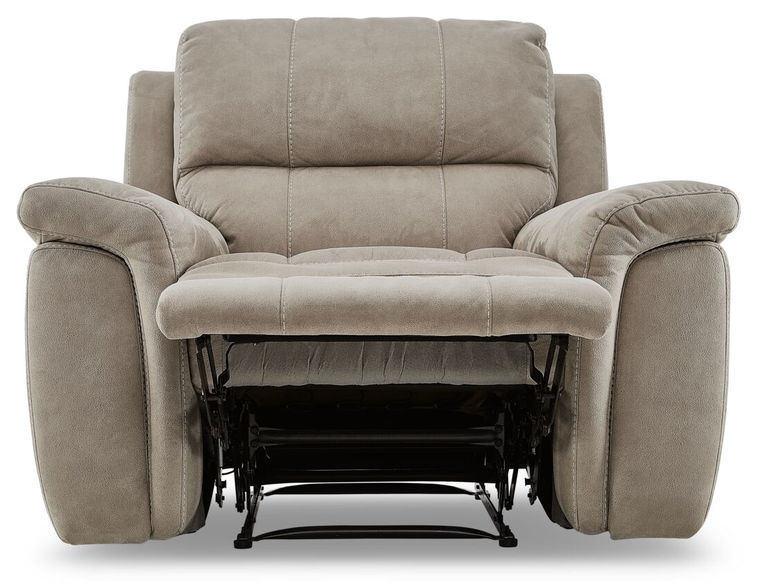 Roarke Recliner - Silver Grey - Image 5