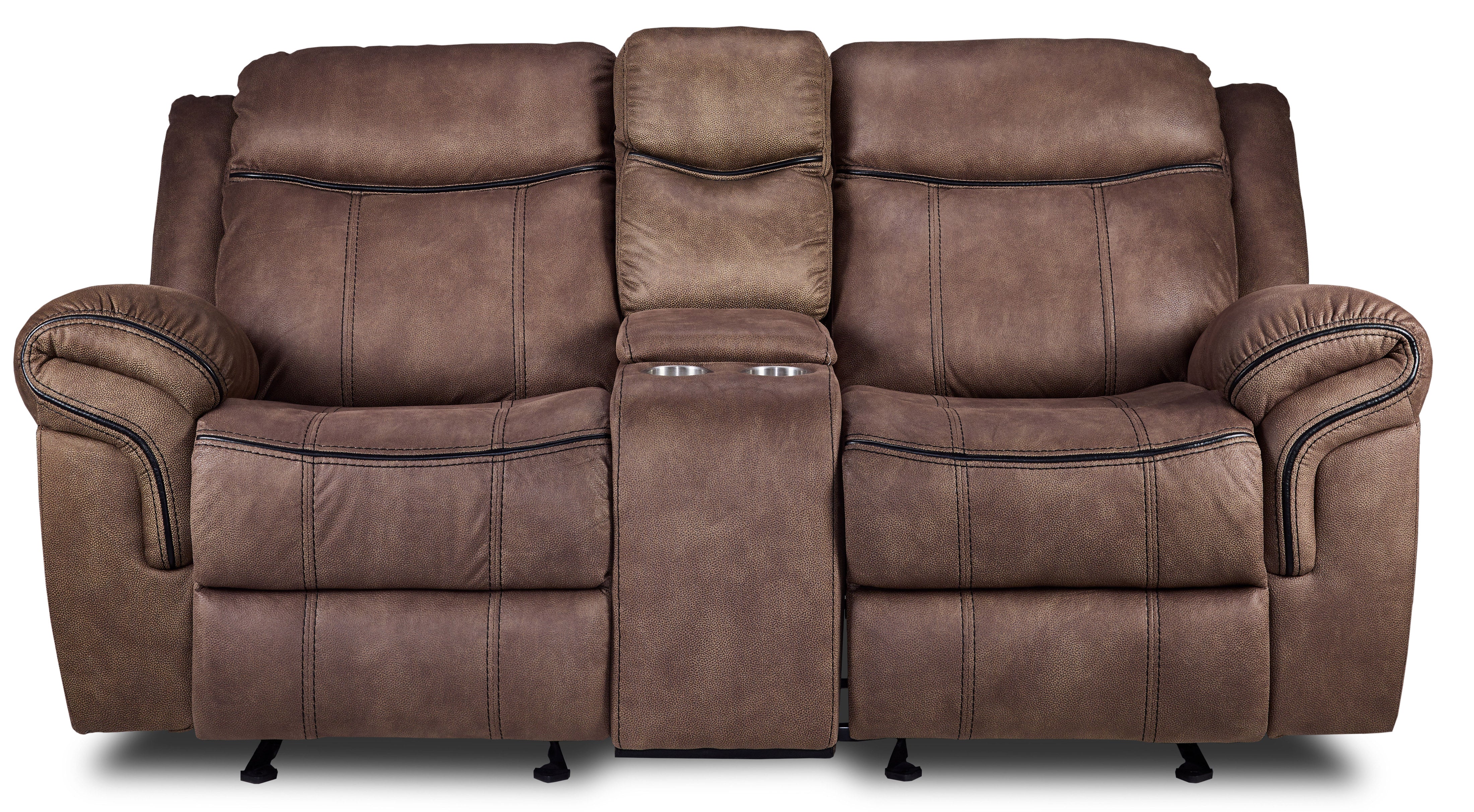 Roblin Reclining Loveseat - Light Brown - Image 3