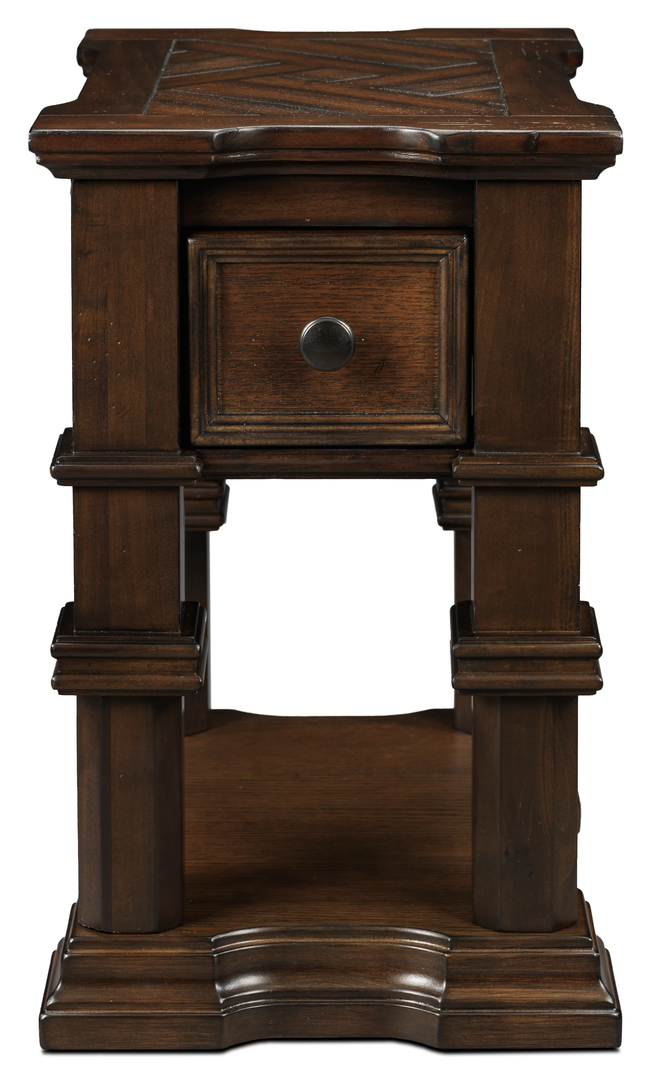 Roman 22" Chairside Table - Walnut - Image 2