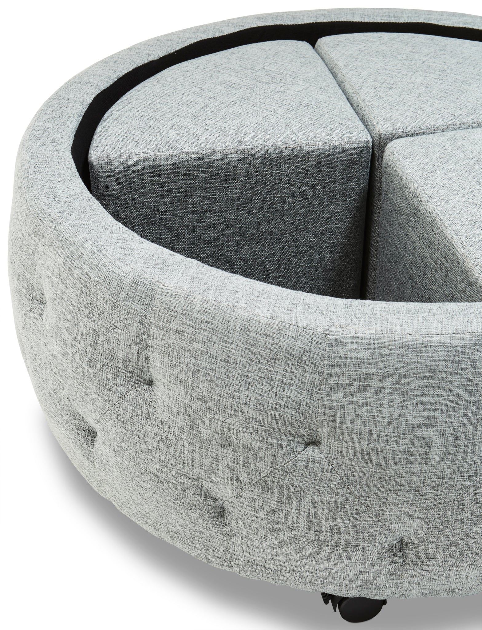 Roya 5pc Ottoman Set - African Grey - Image 5