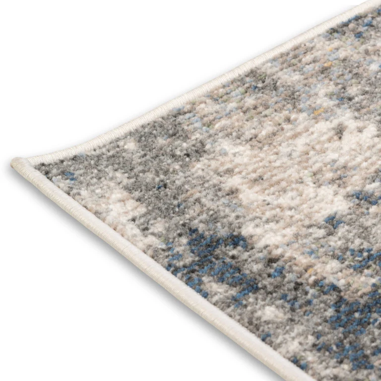 Salsa Contemporary Outdoor Rug - 6' x 9' - Grey/Blue - Image 4