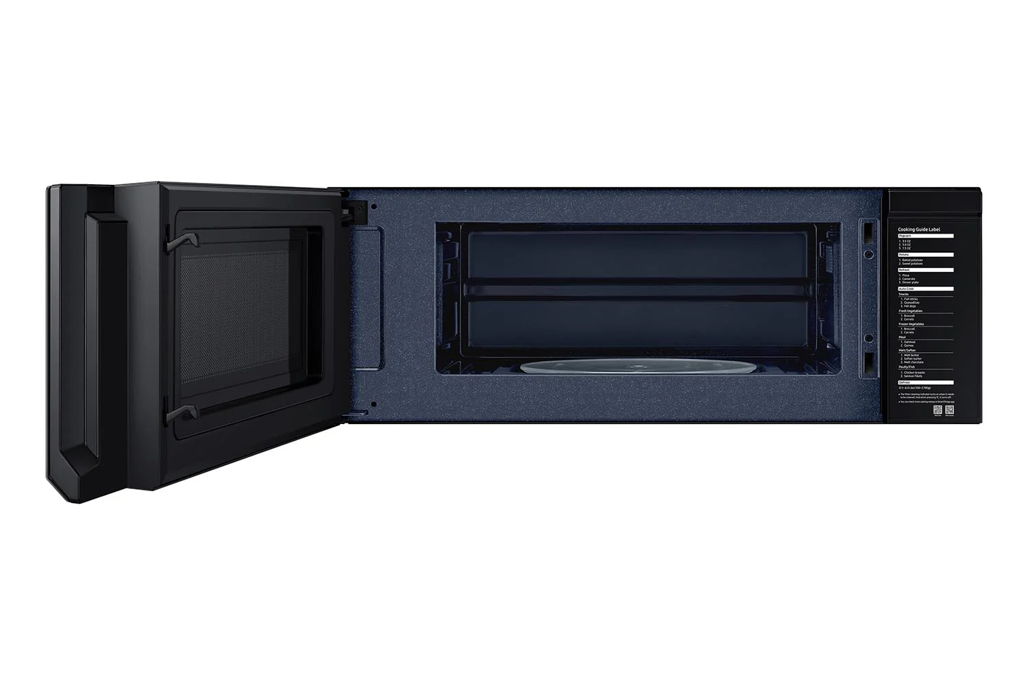 Samsung BESPOKE White Glass Over the Range Microwave (1.1 cu. ft) - ME11CB751012AC - Image 5