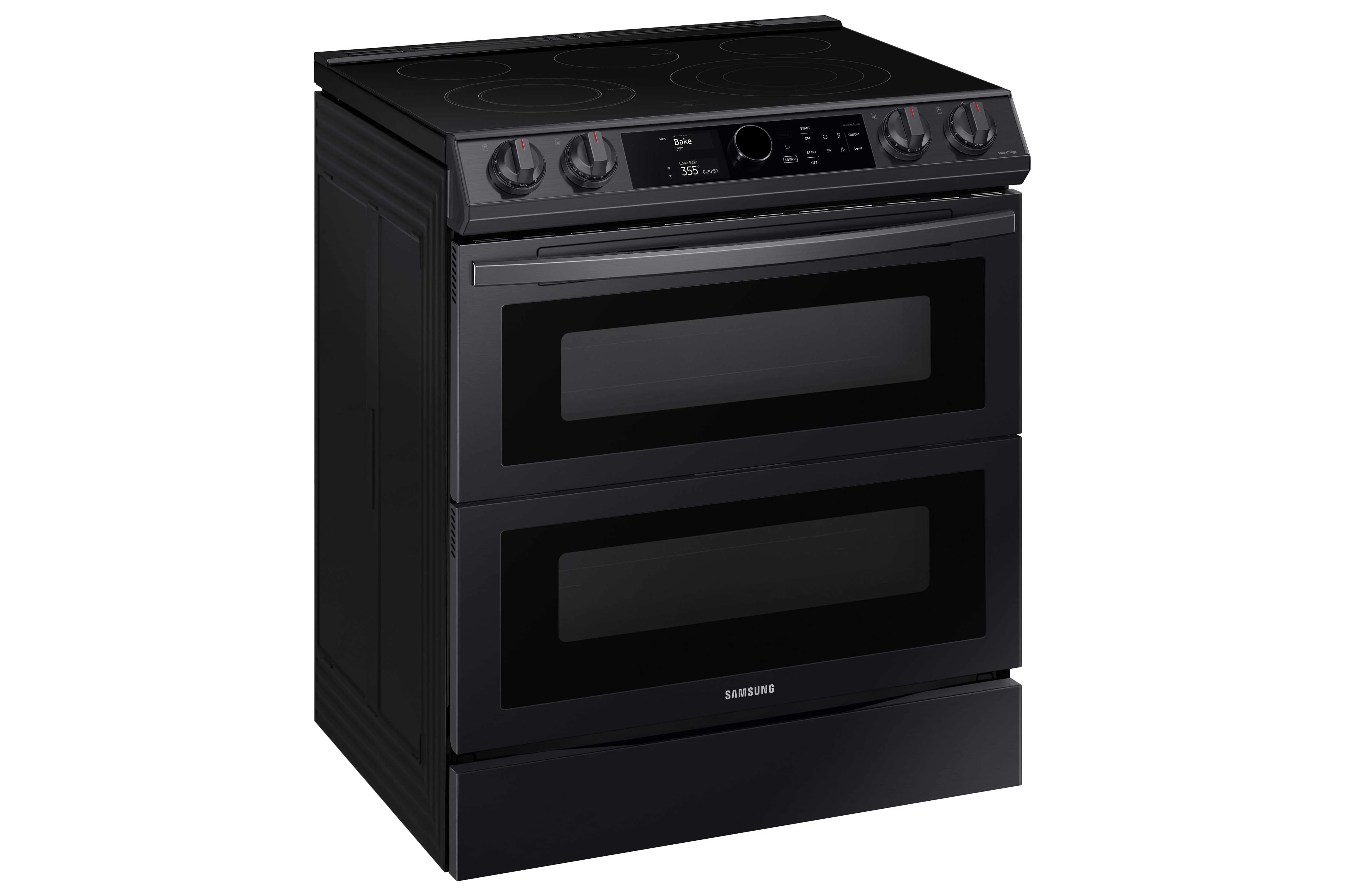 Samsung Black Stainless Steel Electric Range with Flex Duo and Air Fry (6.3 Cu.Ft) - NE63T8751SG/AC - Image 2